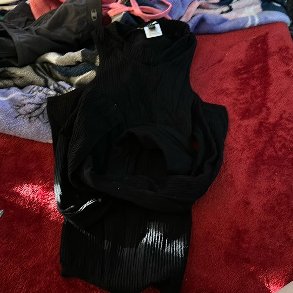 fashion nova body suit with shoulder cut outs